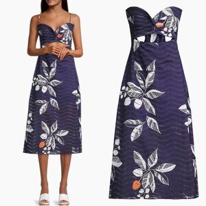 Juan De Dios Victoria Cotton Midi Dress